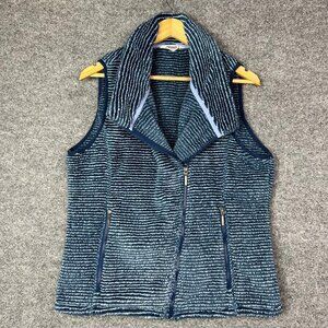 Women's Mountain Khakis Jackson Hole Classic‎ Fit Fleece Vest LARGE blue